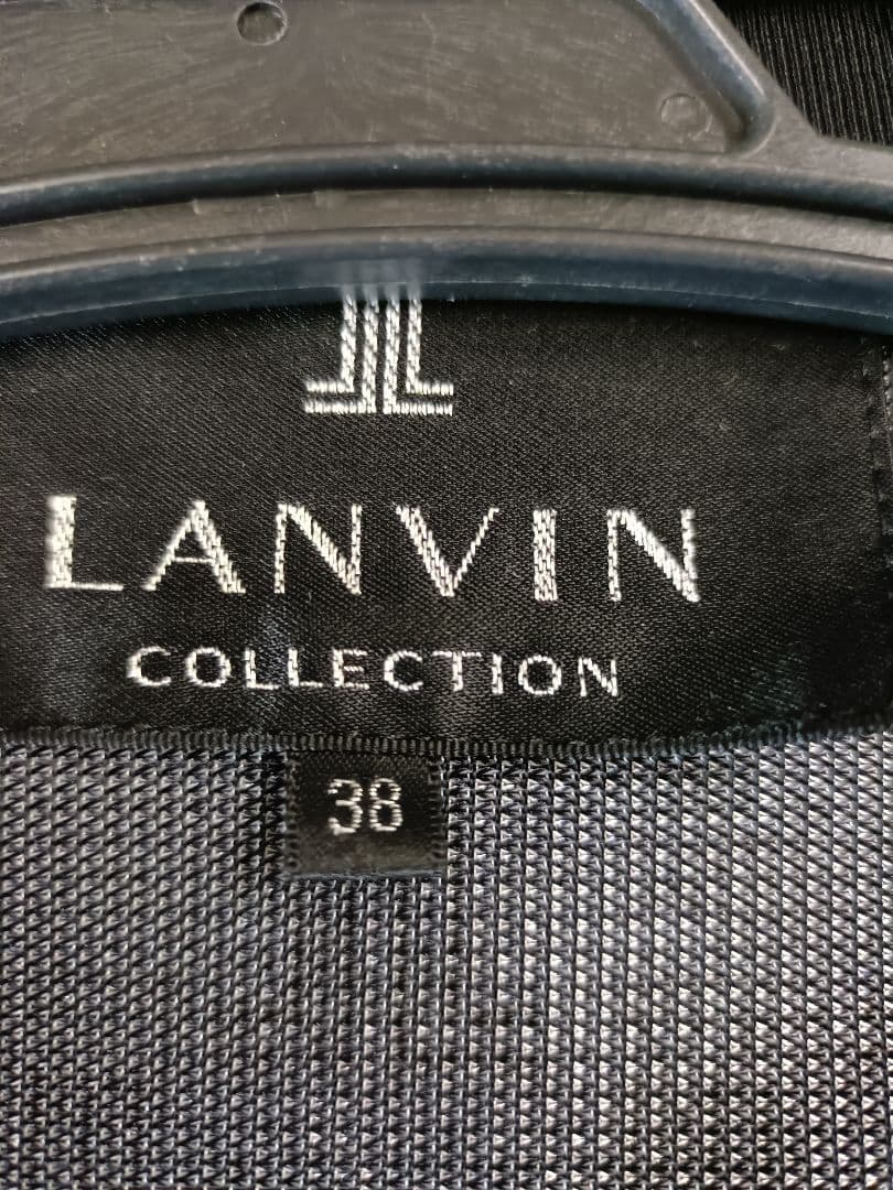 LANVIN ネイビー ブラック ブルゾン 38