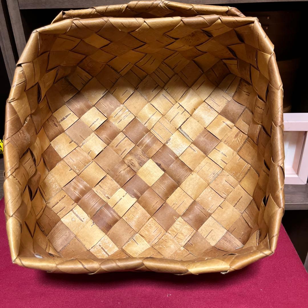 Galina ガリーナ 白樺かご　蓋付箱　フィンランド　収納ボックス