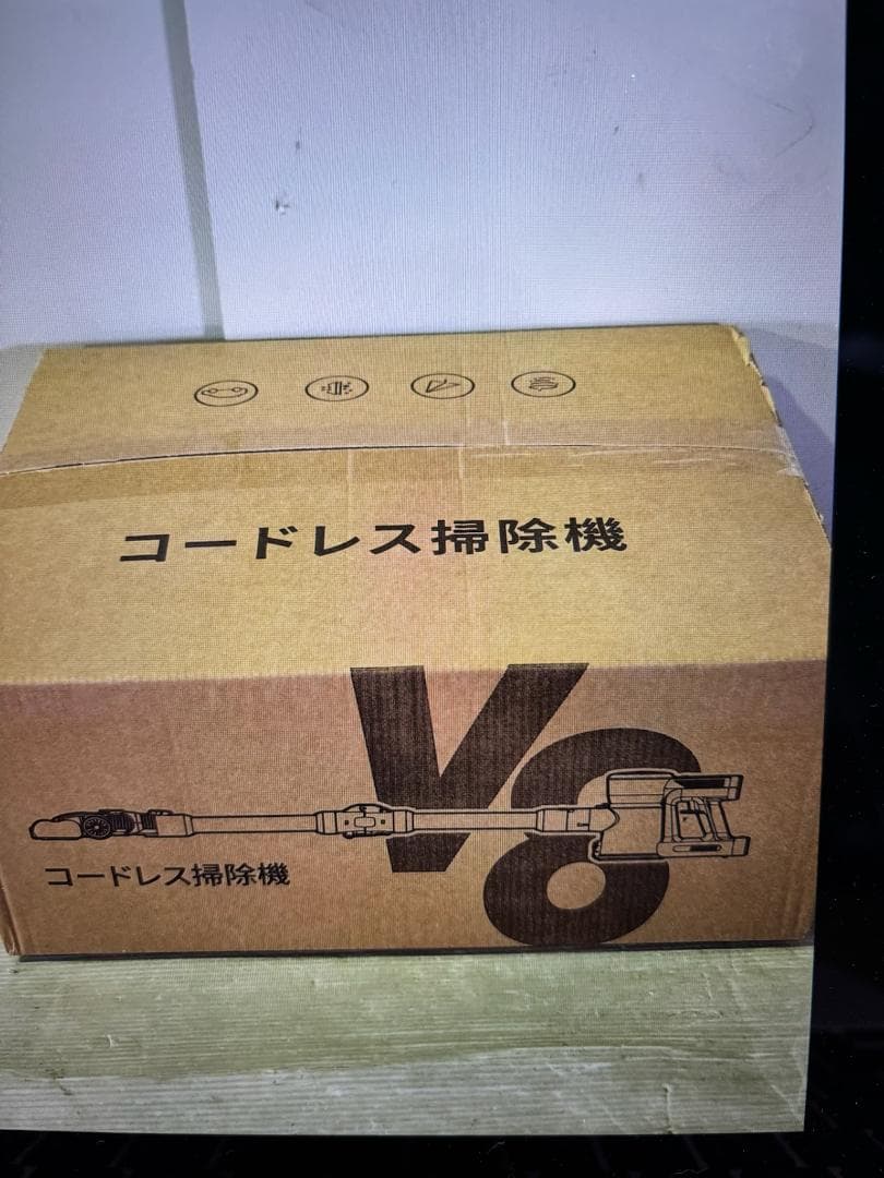 コードレス掃除機 50kPa 強力吸引 曲げパイプ付 新品未使用