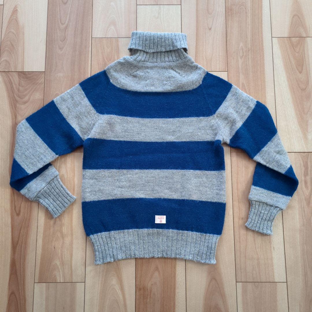 【英国製】Nigel Cabourn シームレス ロールネックセーター 46