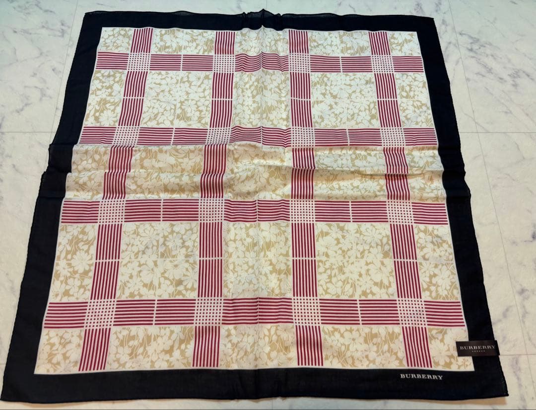 BURBERRY 大判　ハンカチ　 ５枚セット