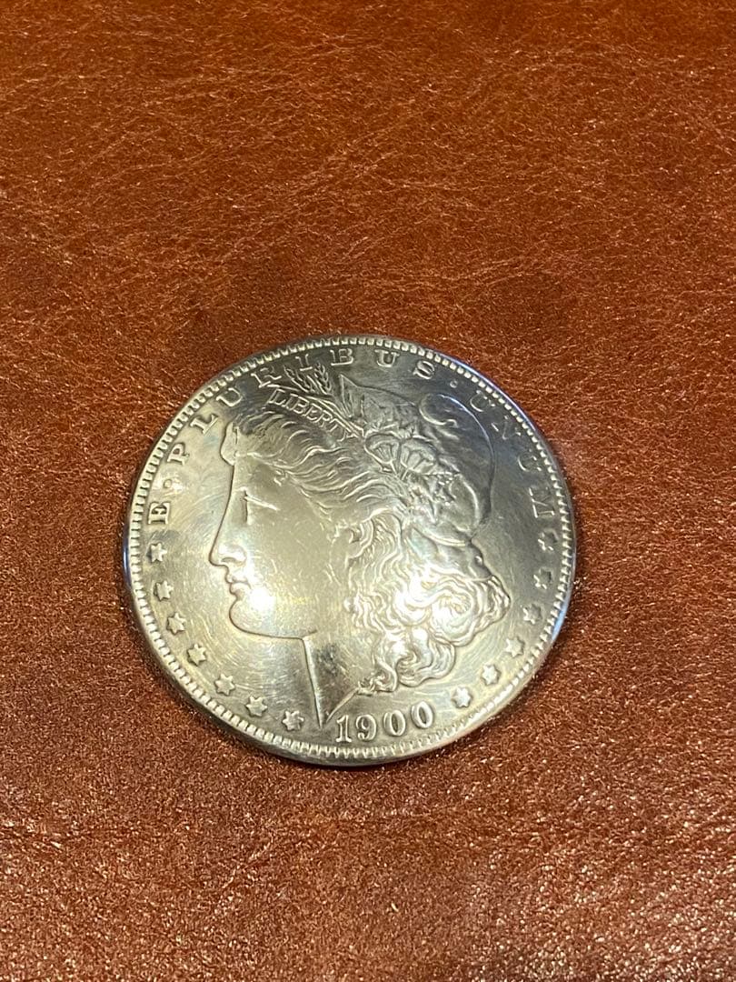 アメリカモルガンONE DOLLAR-シルバーコンチョ 1900年製