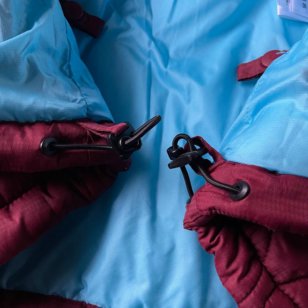 ジャケット・アウター Columbia hooded puffer jacket wine red