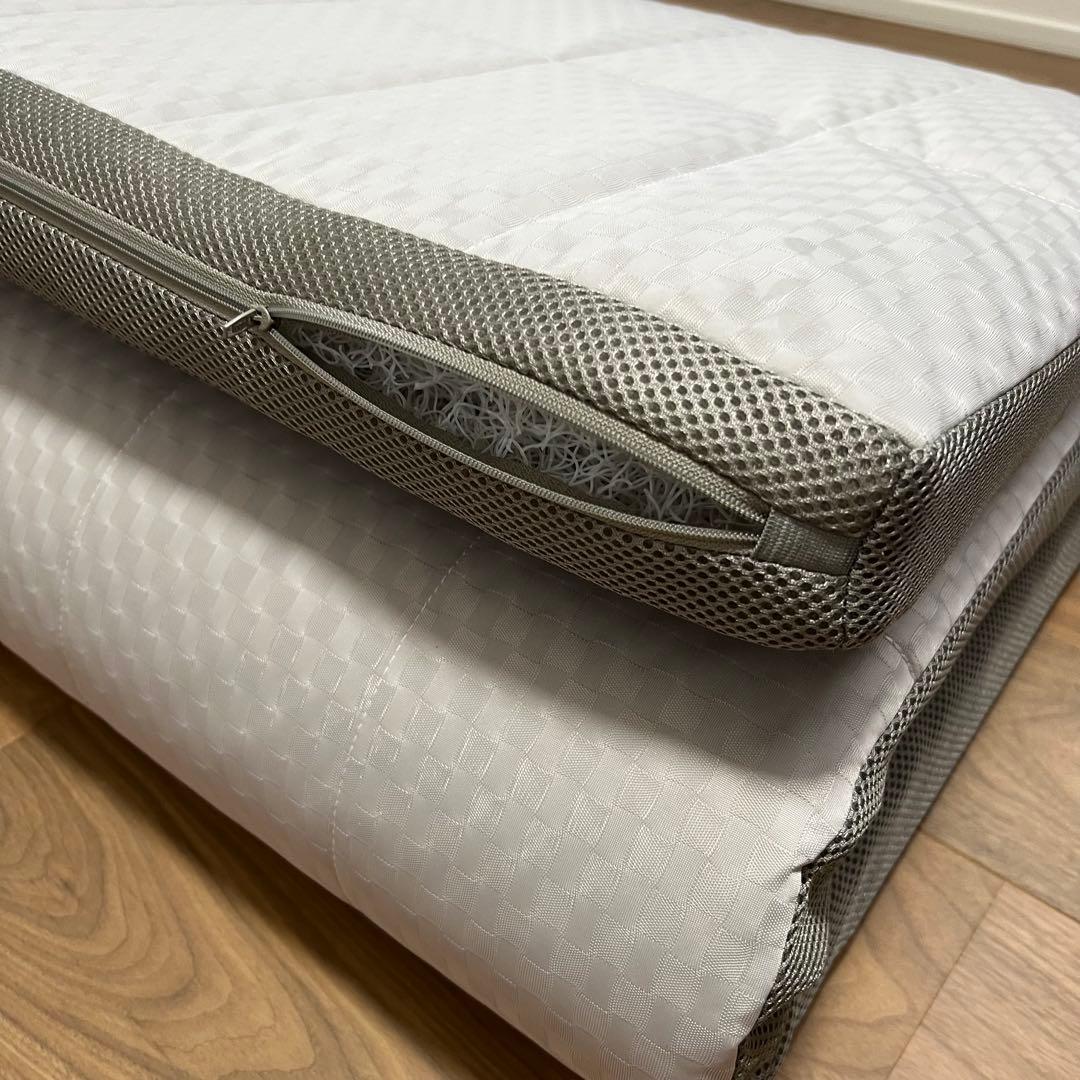 【ゆう】　ニトリ　Nブレス　プラスエア　シングル　敷布団