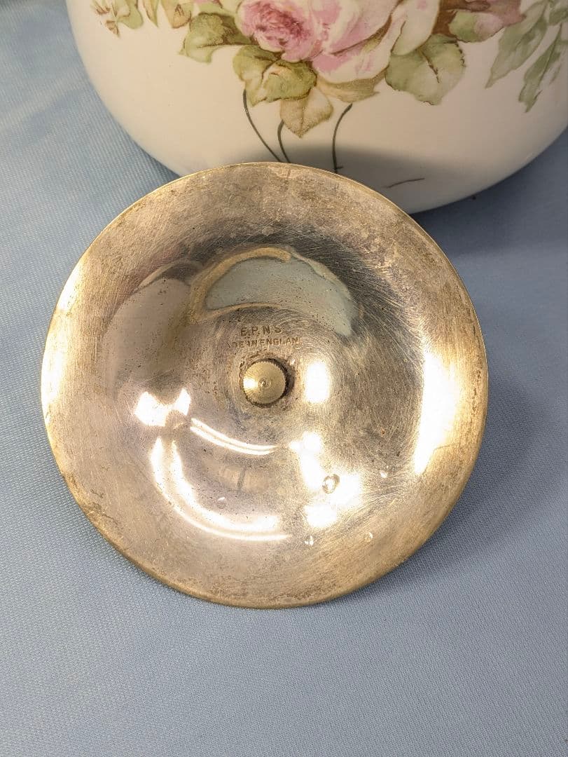 ヨーロッパ アンティーク イギリス 蚤の市 陶器製 ビスケットバレル