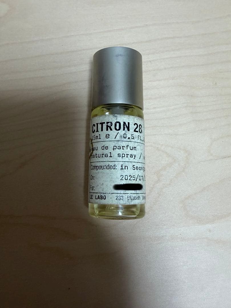 【Aillxs】Le Labo CITRON28 15ml 韓国限定