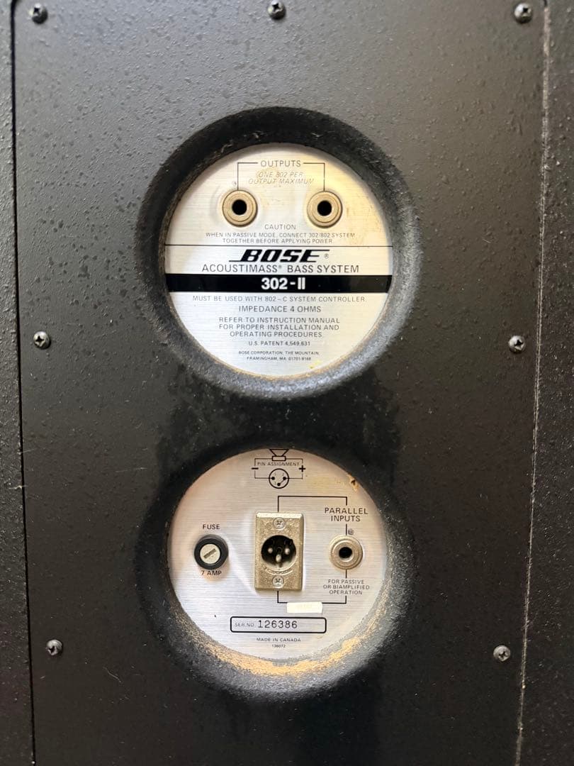 Bose 302II サブウーファー良い品。動作確認済み。