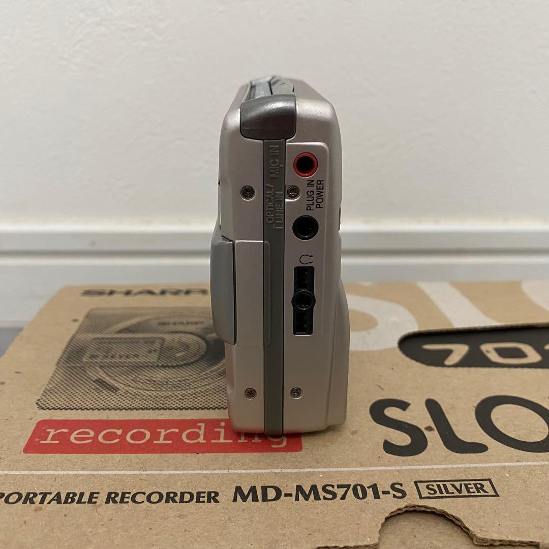 SHARP MDポータブルレコーダー MD-MS701