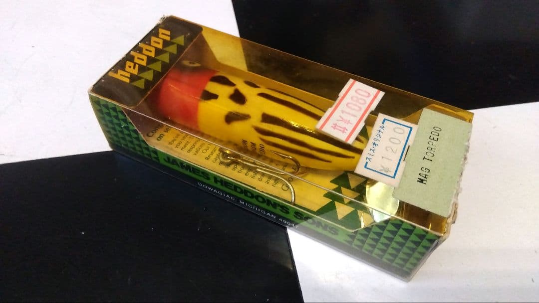 オールド Heddon MAGNUM TORPEDO SMBR未使用、未着水