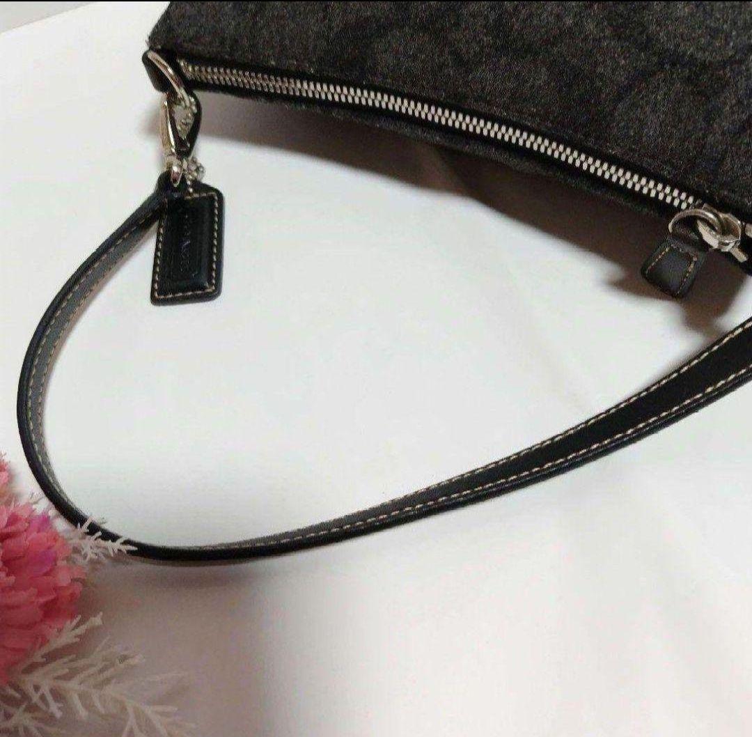 【限定セール！！】COACH アクセサリーポーチ シグネチャー ハンドバッグ