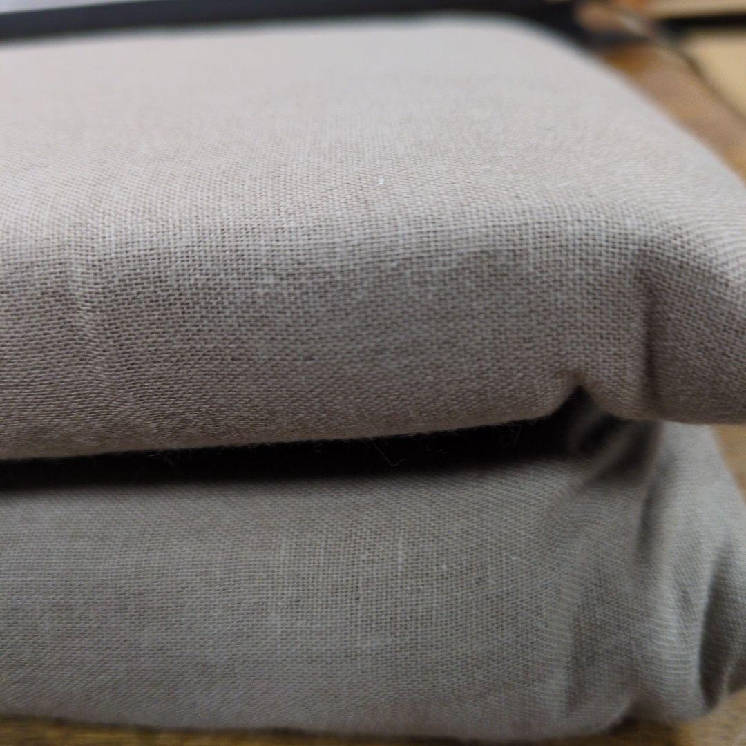 和晒し二重ガーゼ掛け布団カバーブラウン