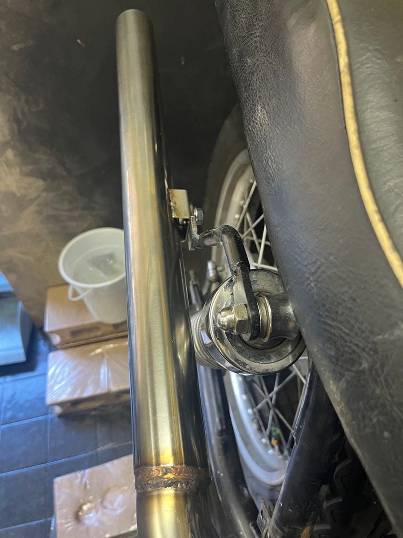 yoshihirosr400 sr500 アップ中通しマフラー　1jr