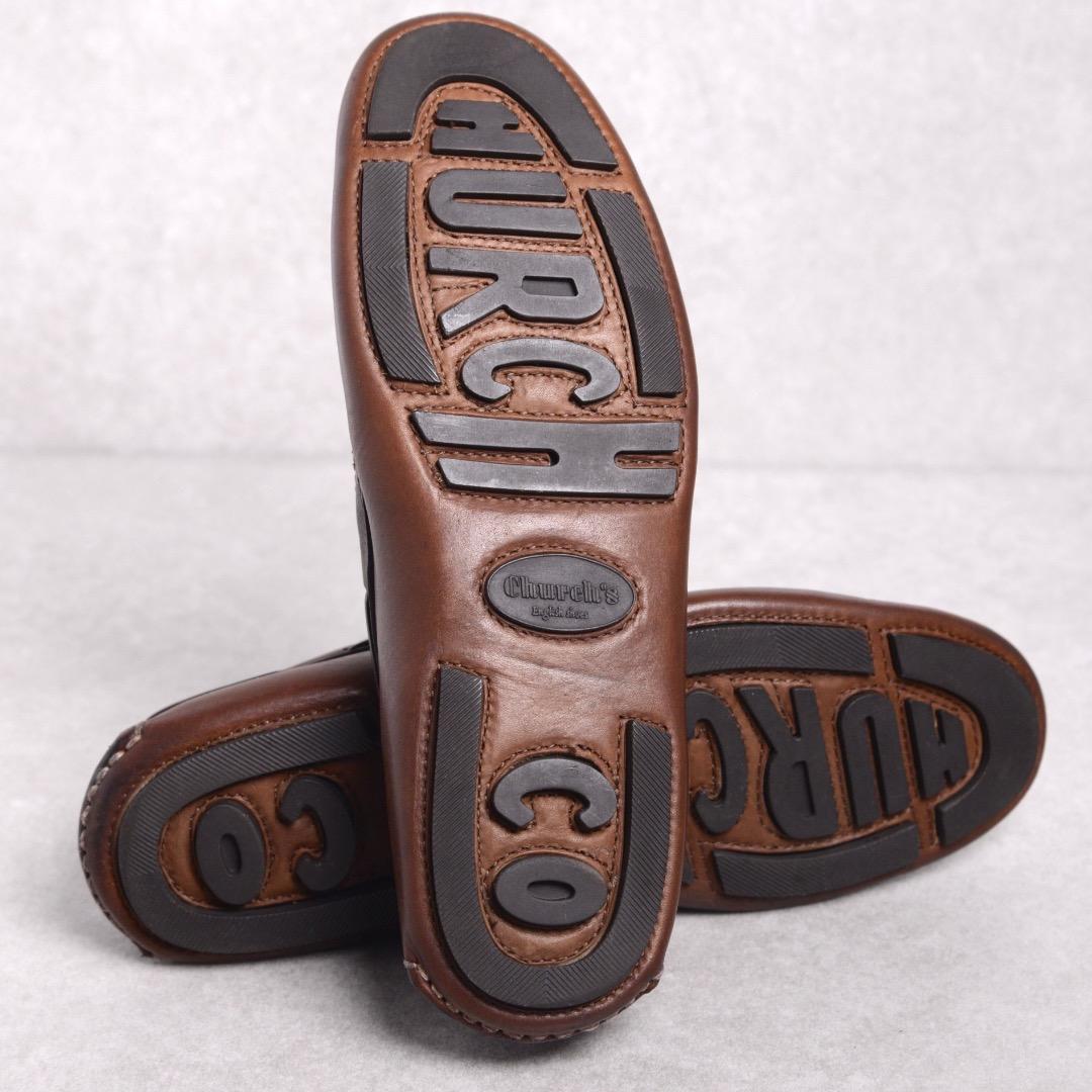 【良品】チャーチ ローソン ドライビングシューズ モカシン Church's