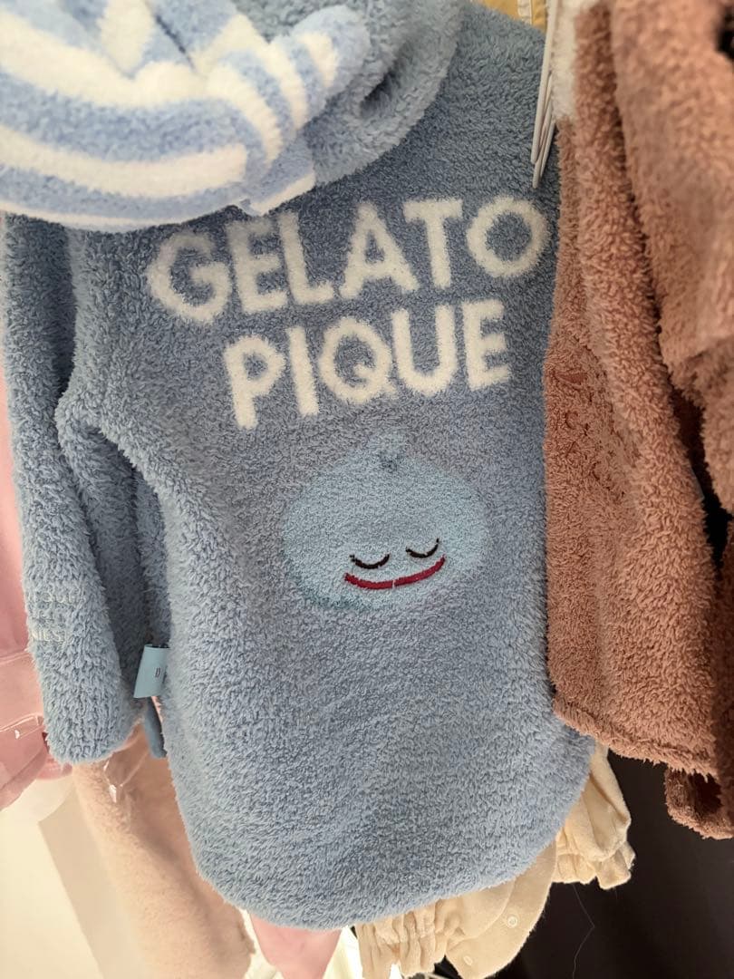 ジェラピケ×ドラクエ　パウダースライムロンパース&レッグウォーマーセット　80