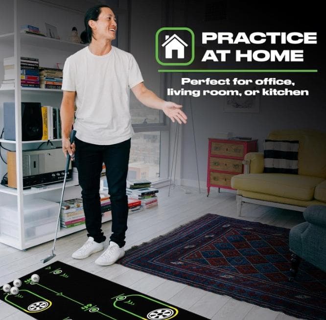 BACK2BASICSGOLF パターマット パター練習マット ゴルフ 練習