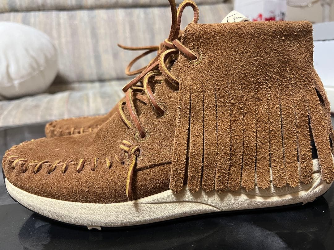 靴 VISVIM YUCCA MOC SHAMAN VEG SUEDE US8
