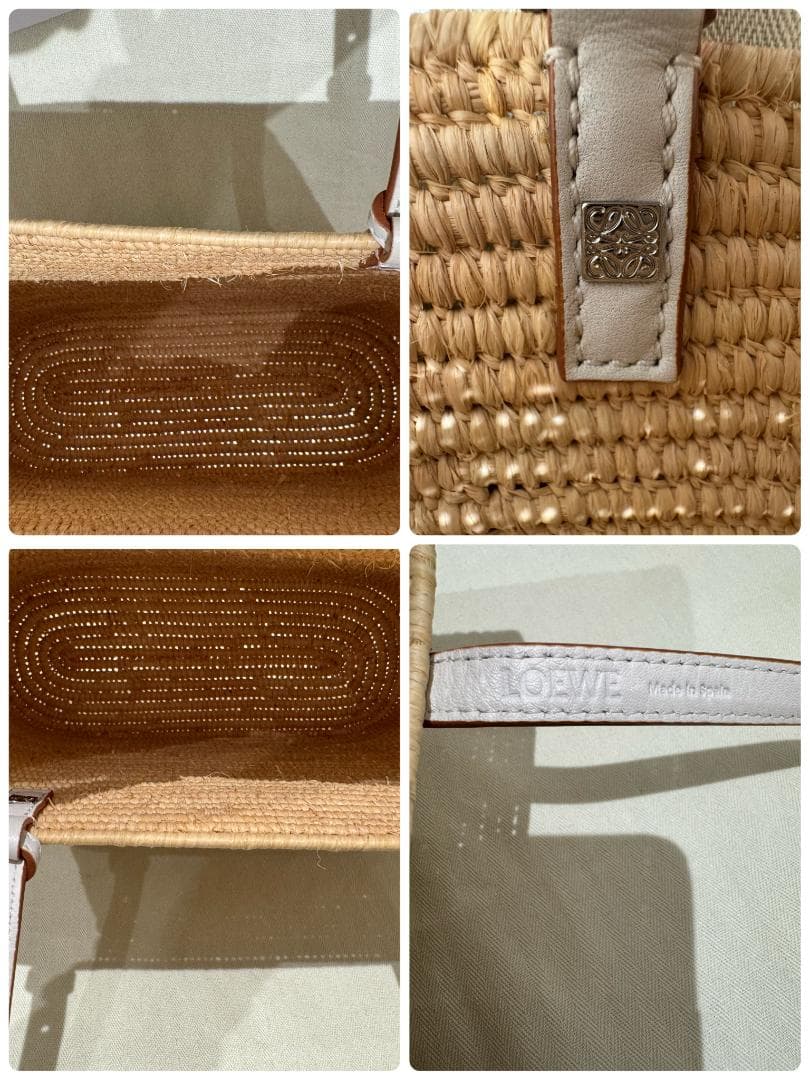 ロエベ スクエア バスケットバッグ スモール かごバッグ トートバッグ