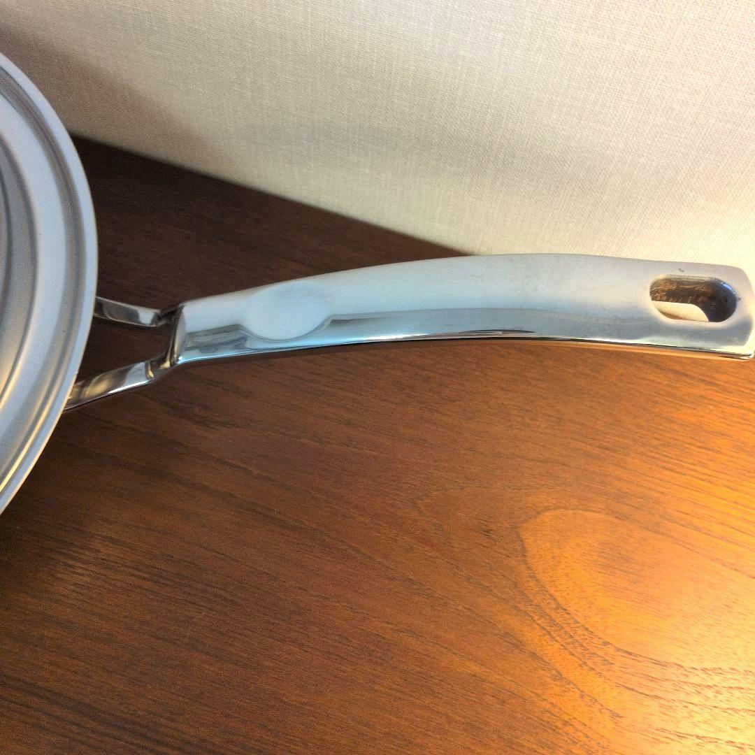 イタリア製　バルザーノ（Balzano）五層ステンレス　ウォックパン　フライパン