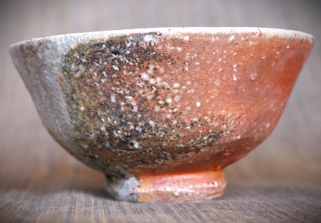 人気作家★デレックラーセン★茶碗★穴窯