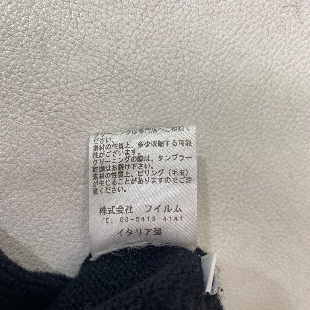 Settefili Cashmere 総柄 ジャガード セーター ブラック