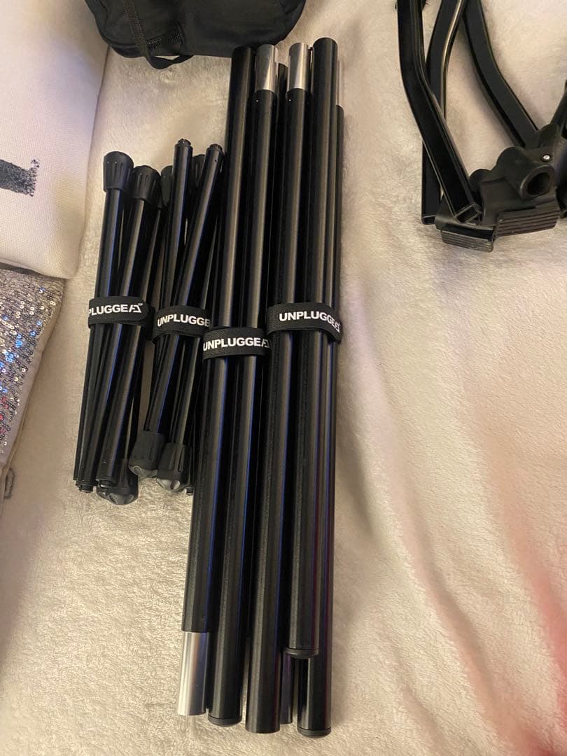 アンプラグド　キャンプ　コット　ブラック ブラックキャンプ　ハイ　ロー