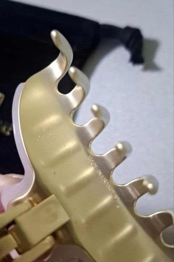 【美品】アレクサンドルドゥパリ L ヘアクリップ　人気のピンク 完売品