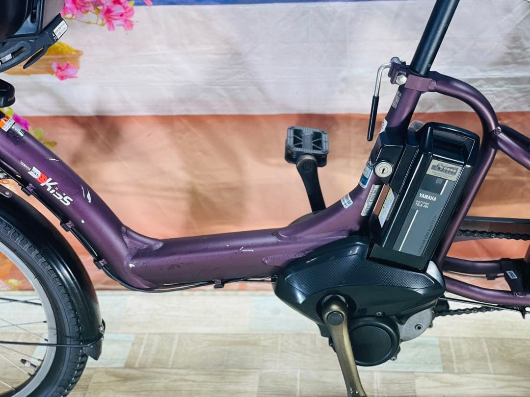 パスキス12AH⭐️人気モデル！ヤマハ子供乗せ電動アシスト自転車Y2261