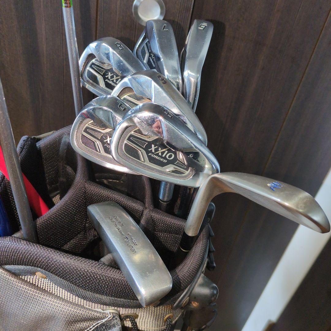 ゴルフクラブ　セット　XX10 PRGR Maruman テーラーメイドバッグ
