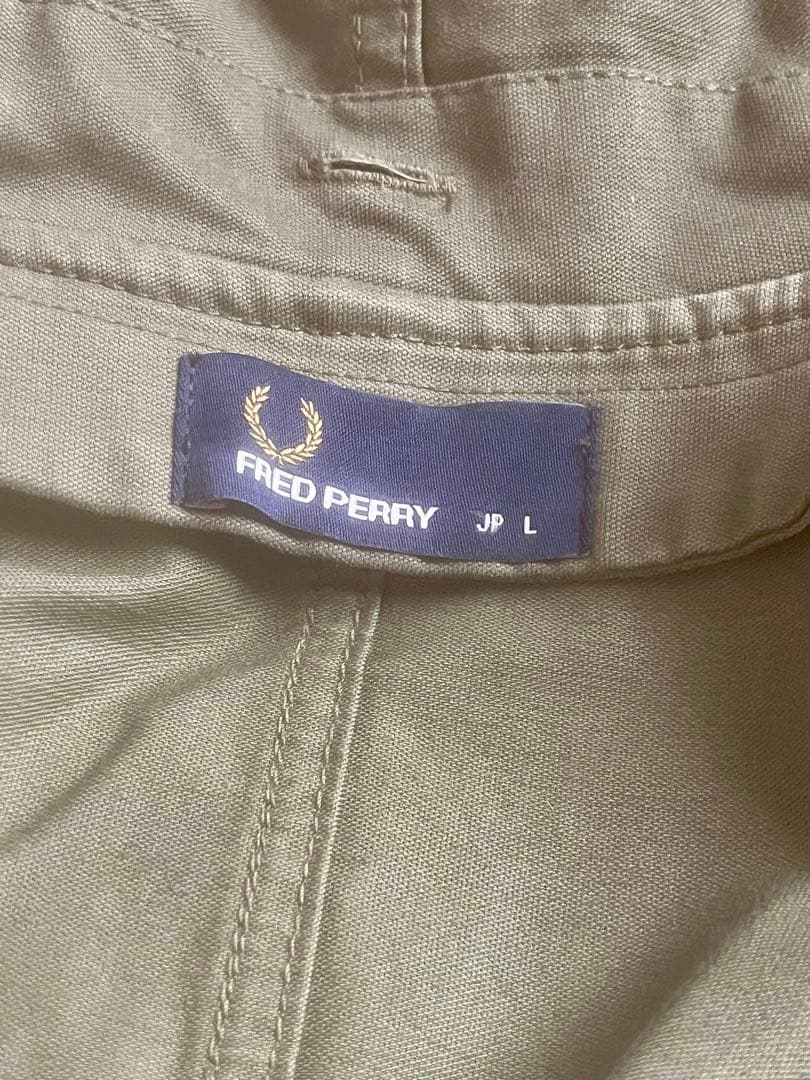 フレッドペリー　FREDPERRY ユニオンジャック　L カーキ　モッズコート