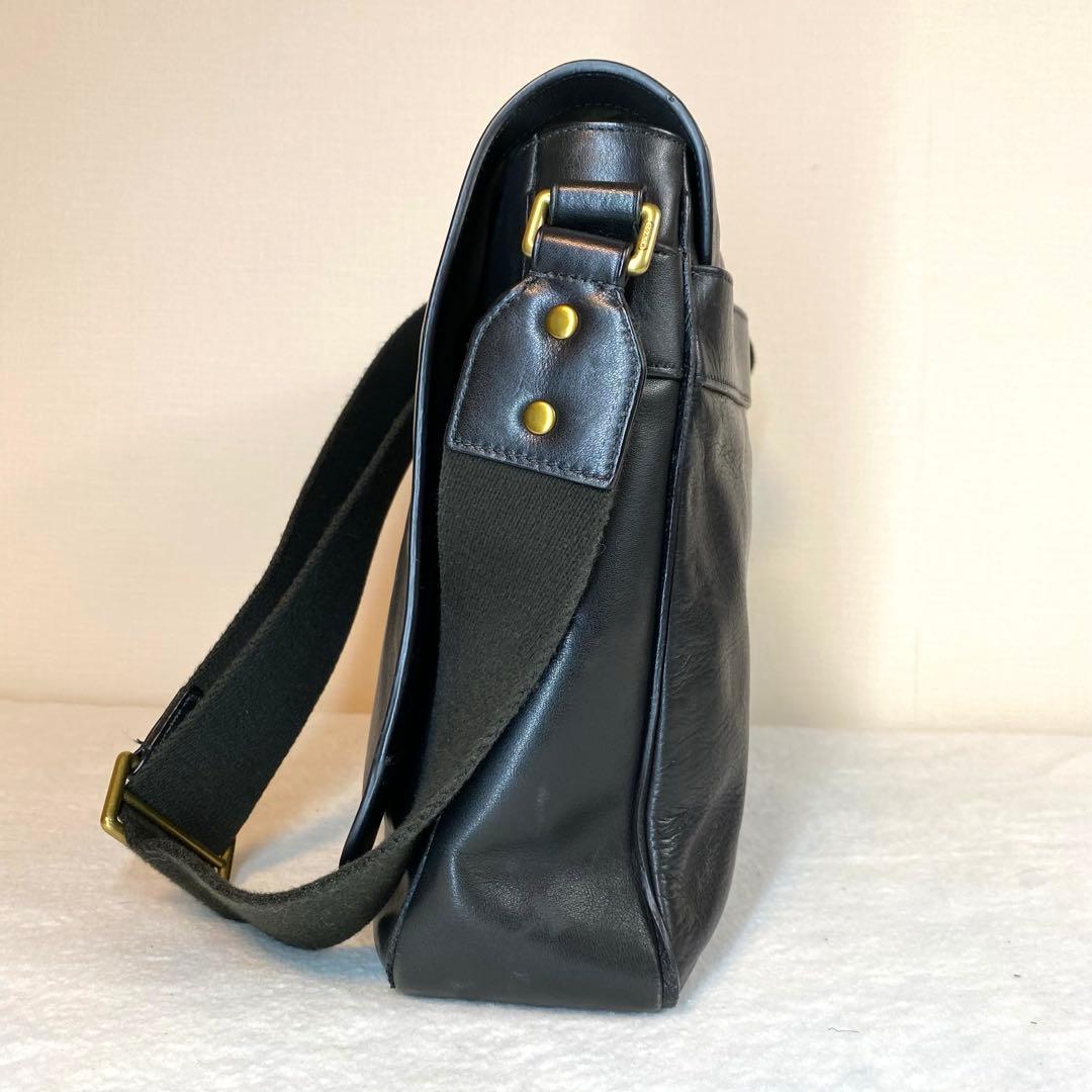 COACH オールドコーチ メンズ メッセンジャーバッグ 本革