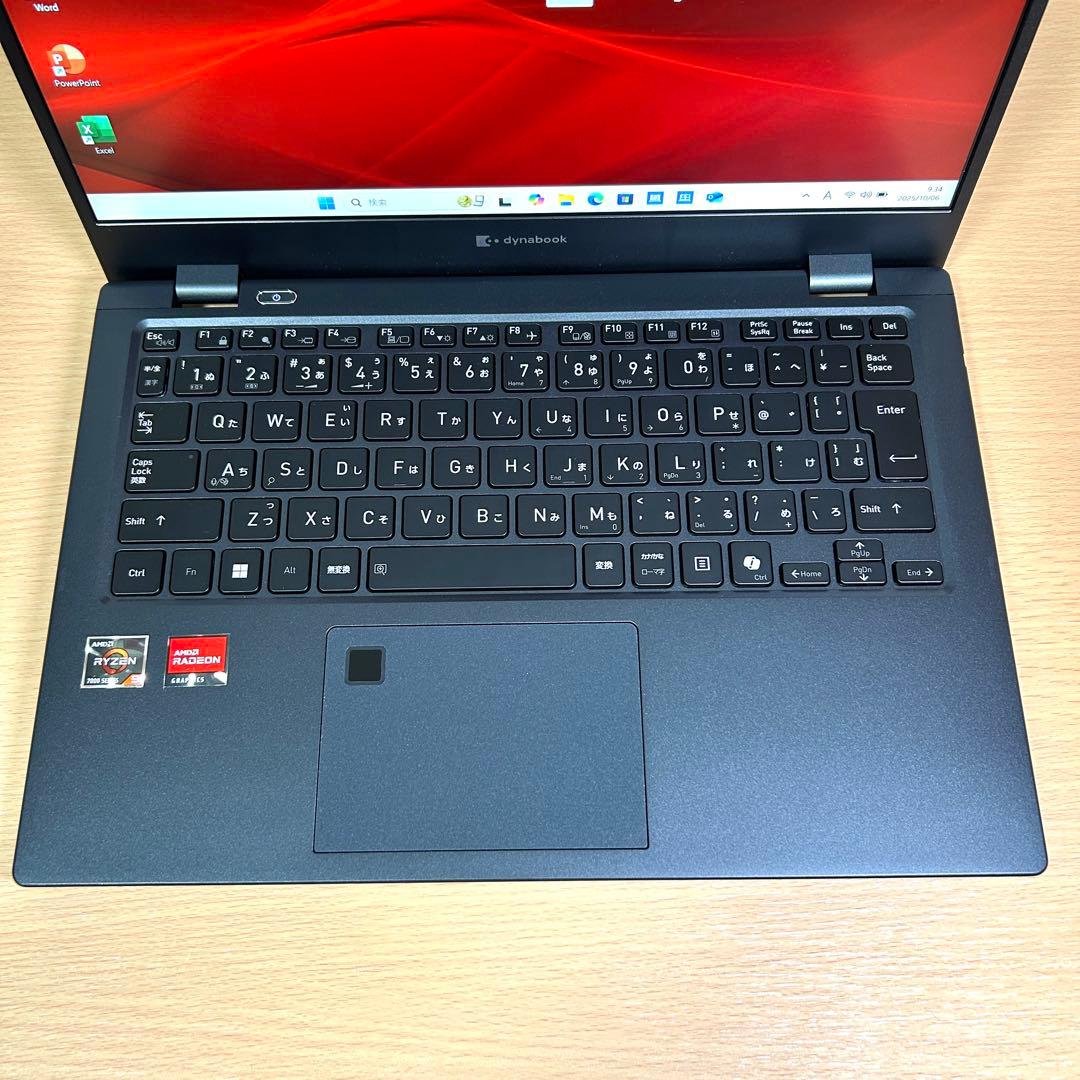 美品 東芝 dynabook GA83/XY Ryzen5 16GB 512GB