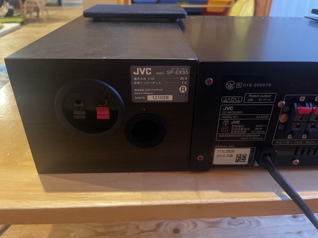 JVC製のコンパクトコンポーネントシステム　CA-ES55