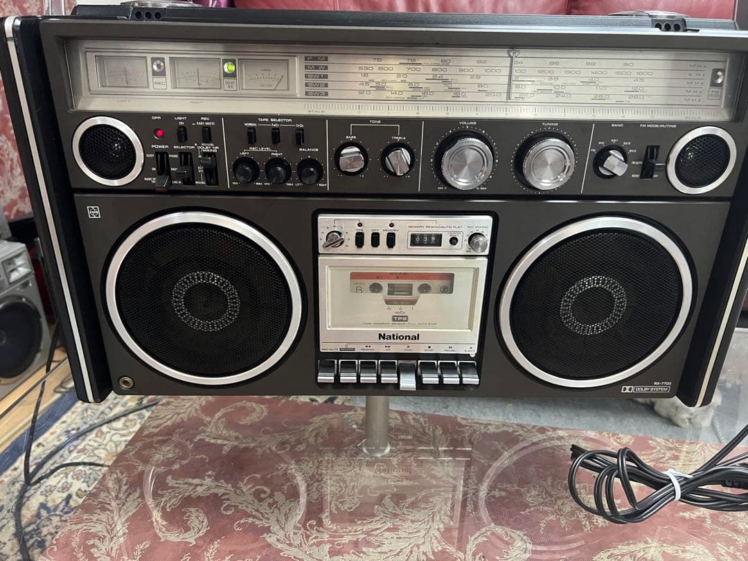 希少National ナショナル RX-7700 ラジカセ動作品ビンテージ 美品