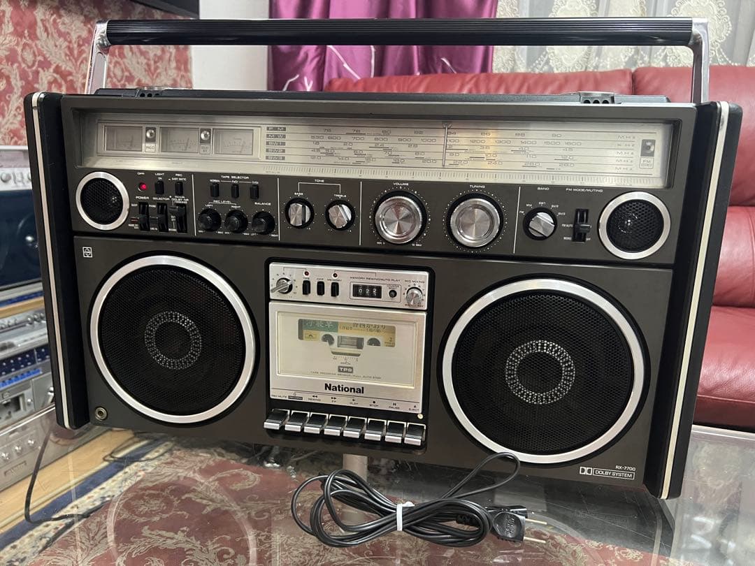 希少National ナショナル RX-7700 ラジカセ動作品ビンテージ 美品