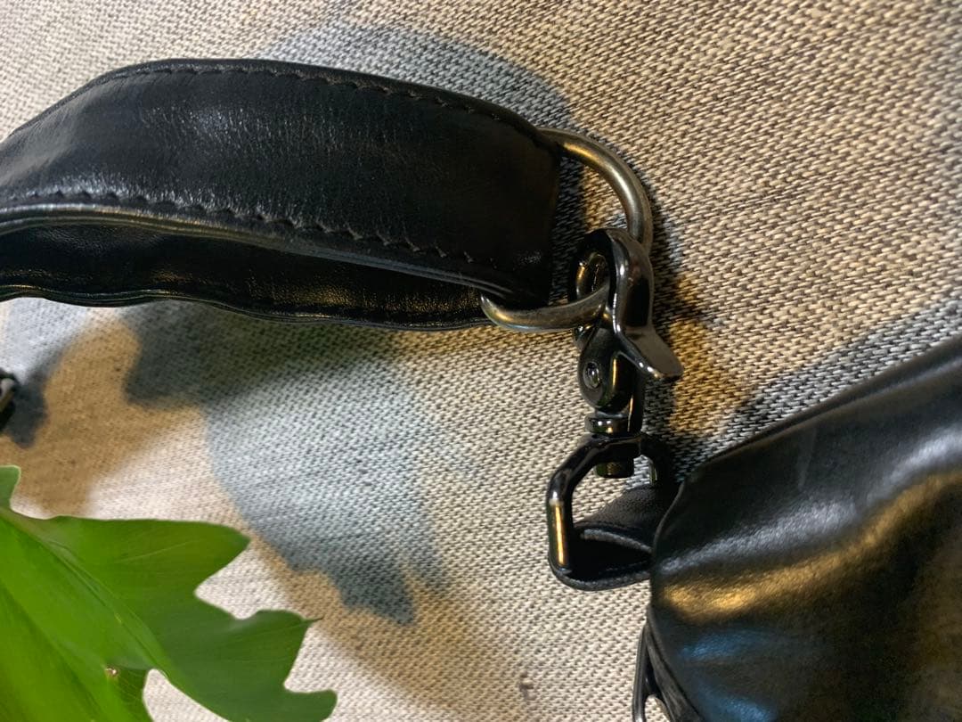 Yohji Yamamoto +NOIR　ショルダーバッグ　ドレープパーツ　希少