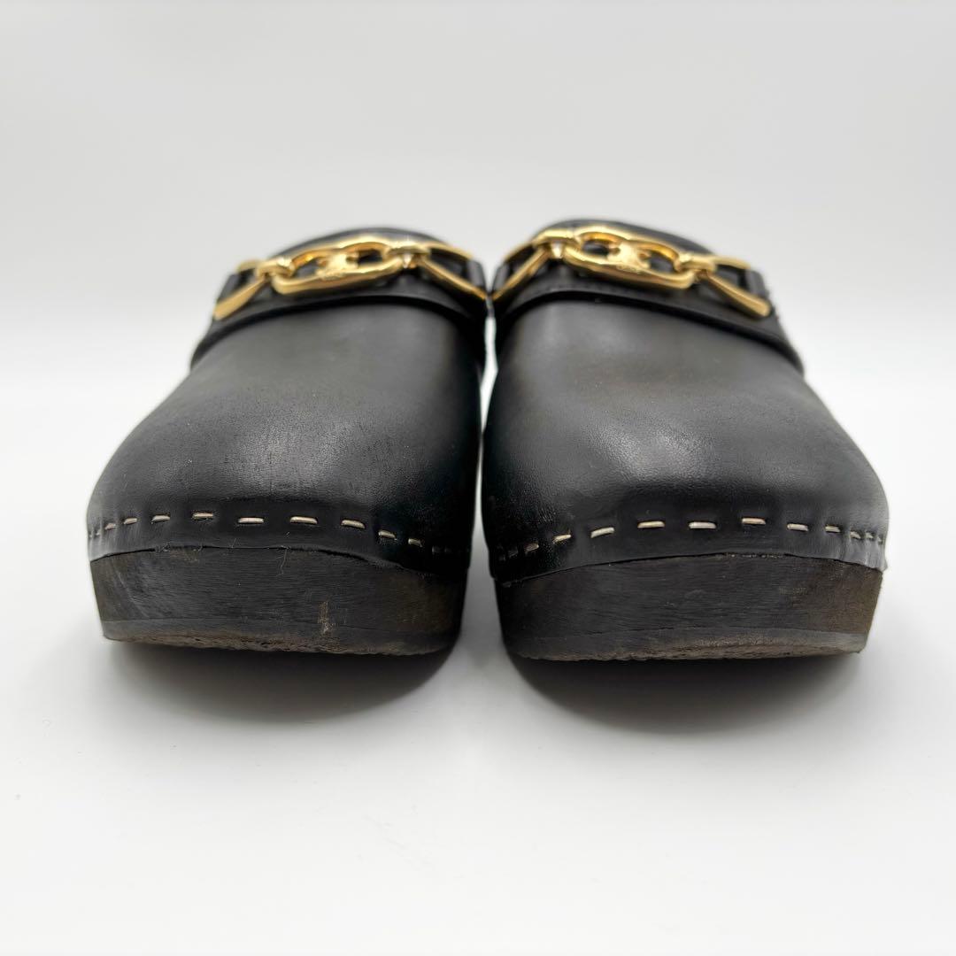 極美品 セリーヌ CELINE レ ボワ クロッグ ミュール サンダル シューズ