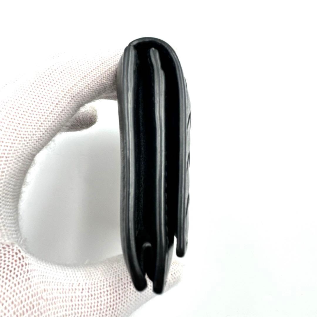 BOTTEGAVENETA 名刺入れ　ブラック　本革　イントレチャート