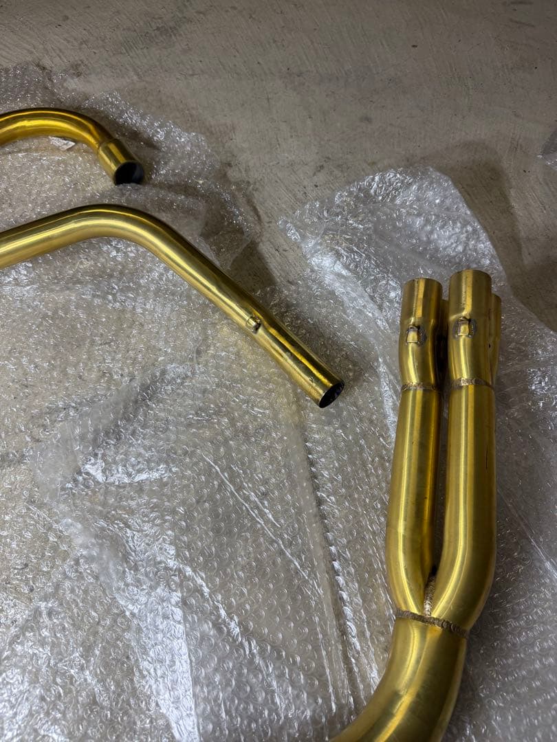 番長 真鍮マフラー ゼファー Z400FX 4-2-1 421 ワルツ機械