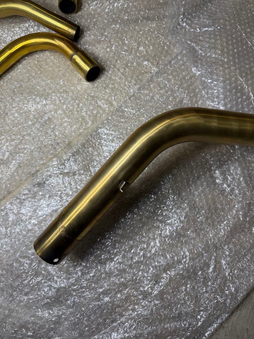 番長 真鍮マフラー ゼファー Z400FX 4-2-1 421 ワルツ機械