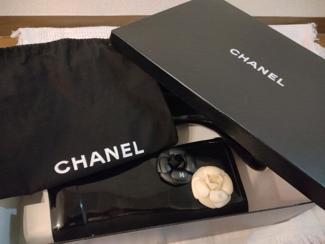 ☆お値引き中☆　美品　シャネル　カメリア　レインブーツ　37　CHANEL