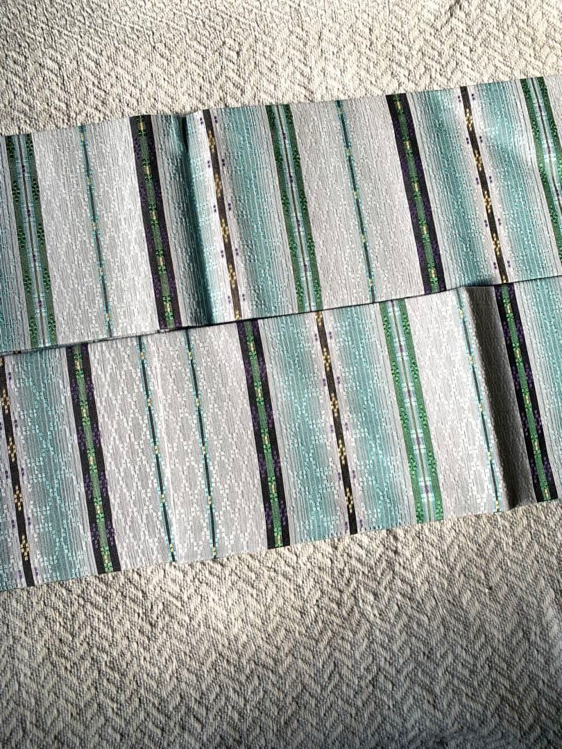 新品未使用　西陣　花織　名古屋帯