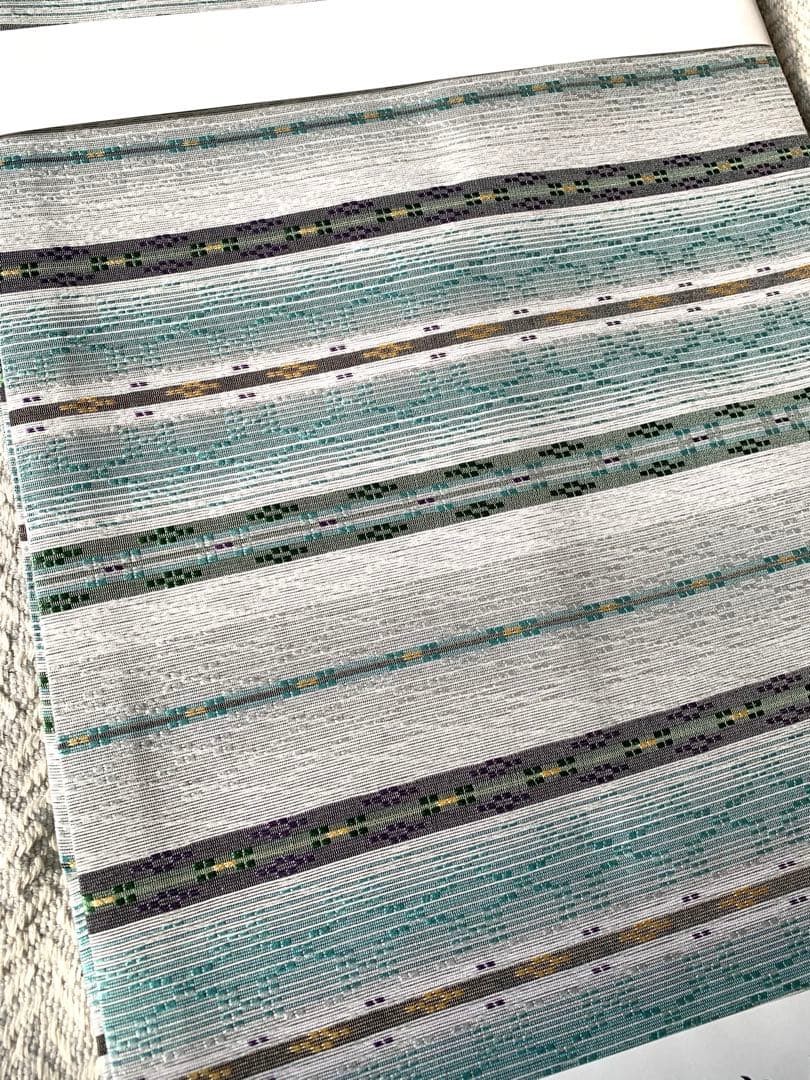 新品未使用　西陣　花織　名古屋帯