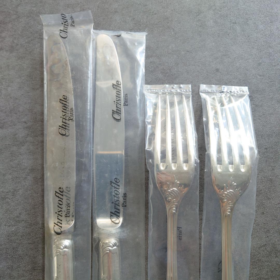 クリストフル マルリー テーブルナイフ テーブルフォーク 未開封 4点