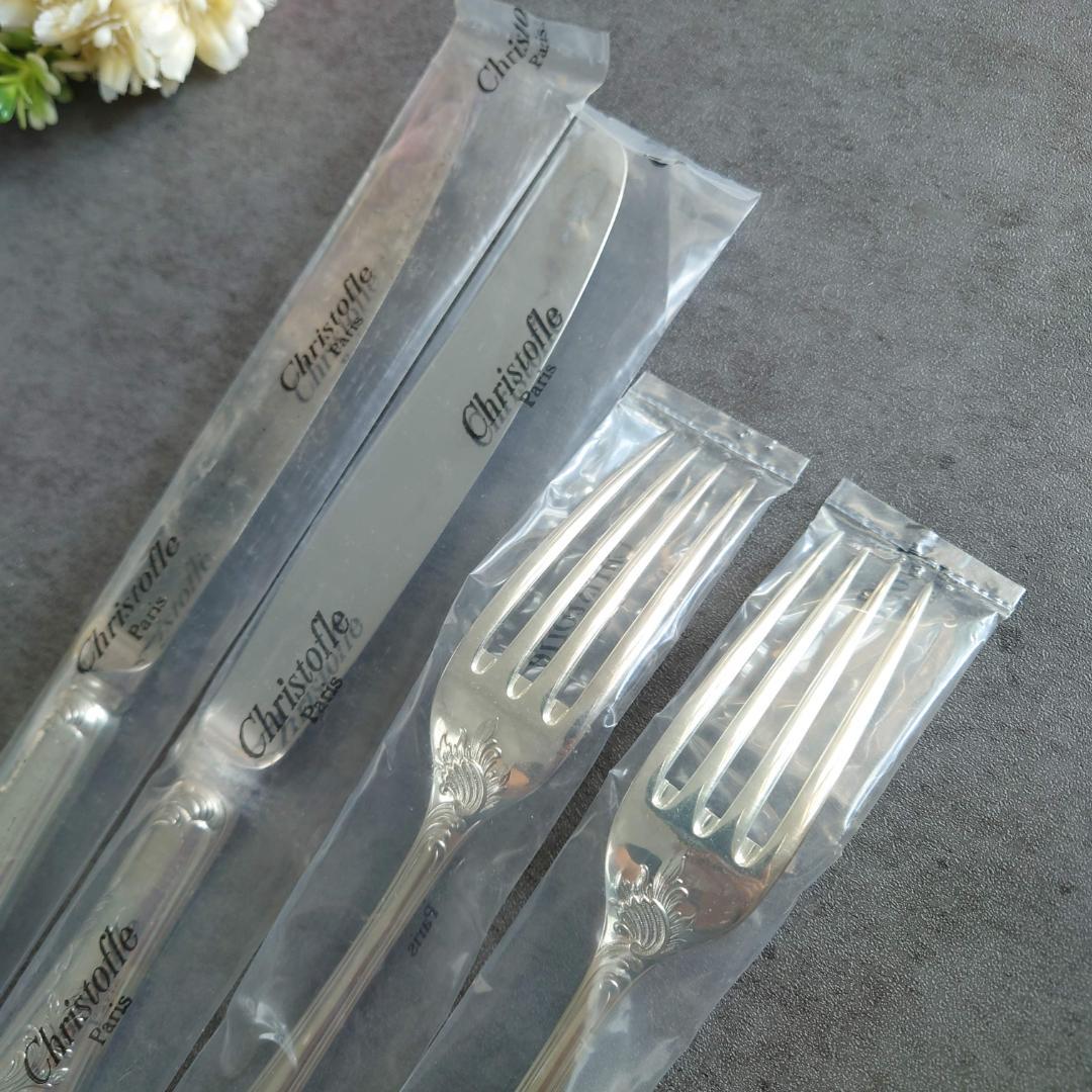 クリストフル マルリー テーブルナイフ テーブルフォーク 未開封 4点
