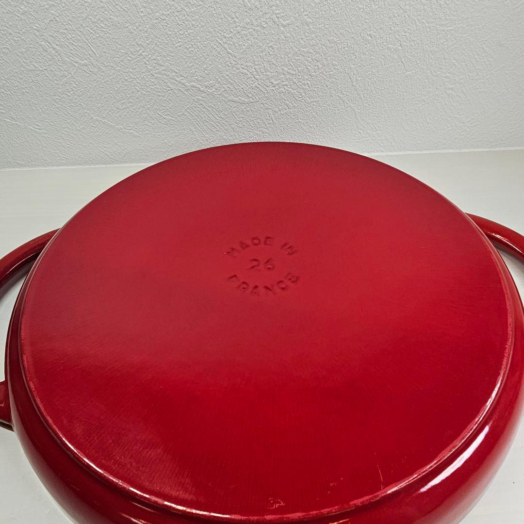 STAUB ストウブ ピュアグリル 26cm チェリーレッド