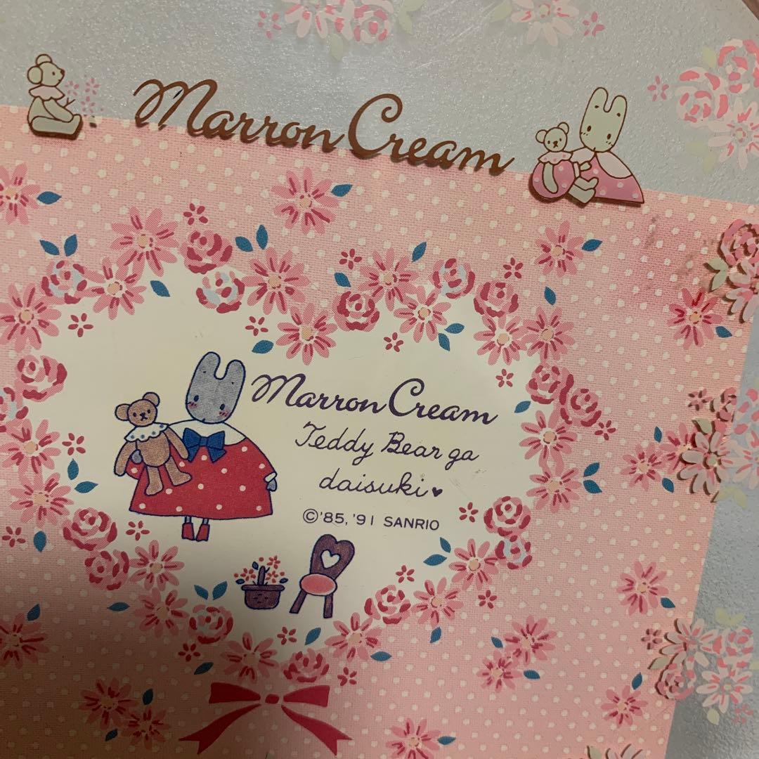 marron cream 写真立て フォトスタンド サンリオ 1991年製 平成