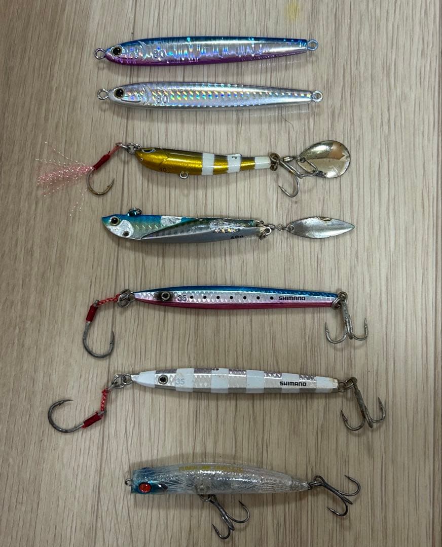 【13点セット】メタルバイブ　ブレード　ショアジギ28g〜80g