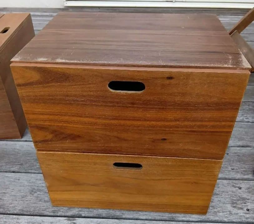 スタッキングシェルフ　木製ラック 無印 ウォールナット