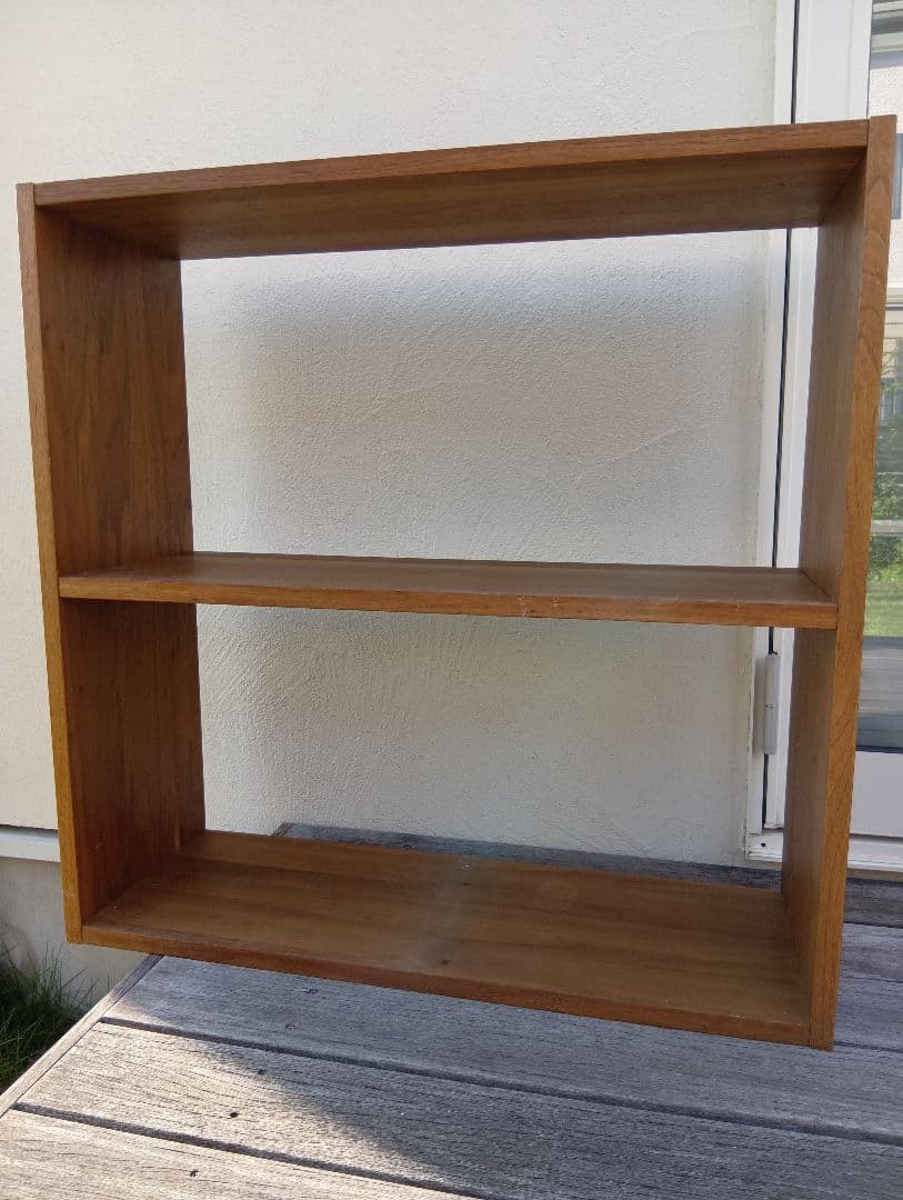 スタッキングシェルフ　木製ラック 無印 ウォールナット