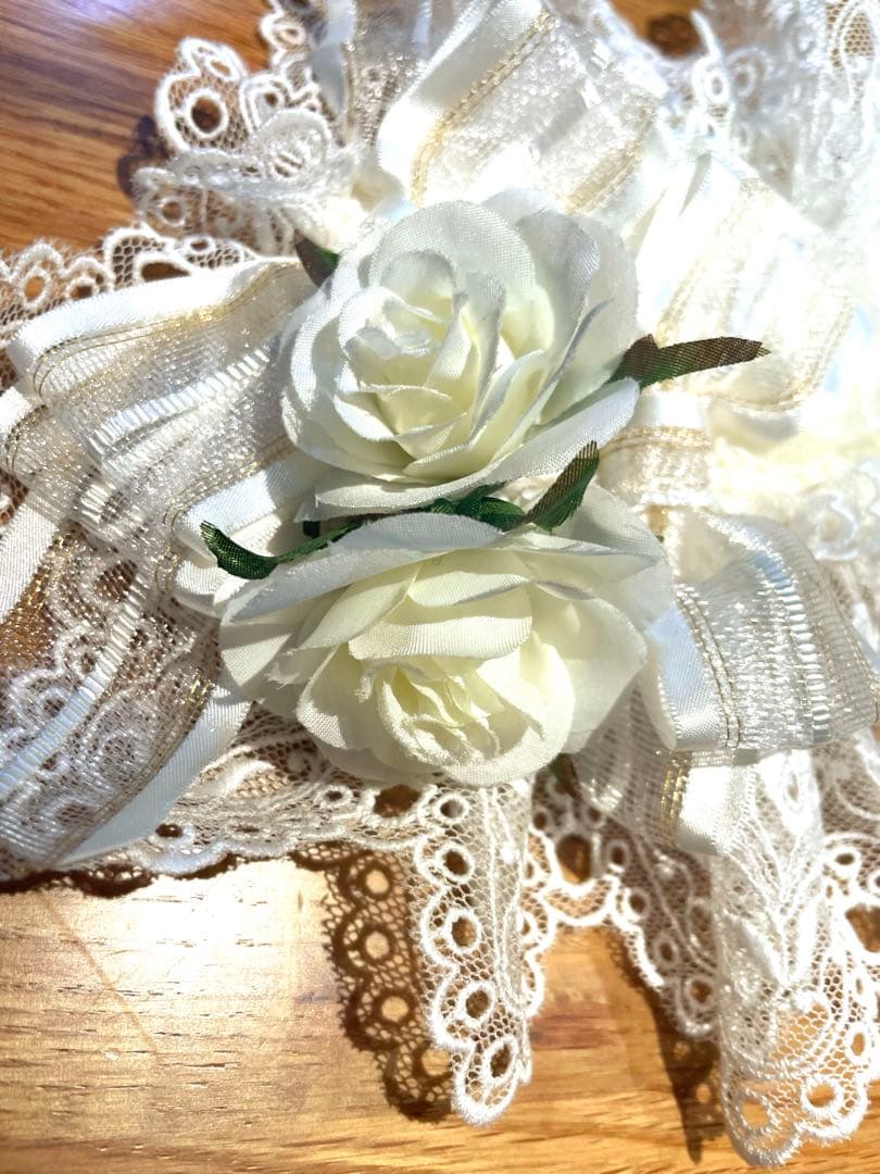 ヘッドドレス　ホワイト レース ベイビーザスターズシャインブライト